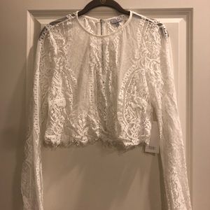 Le Bain Lace Crop Top